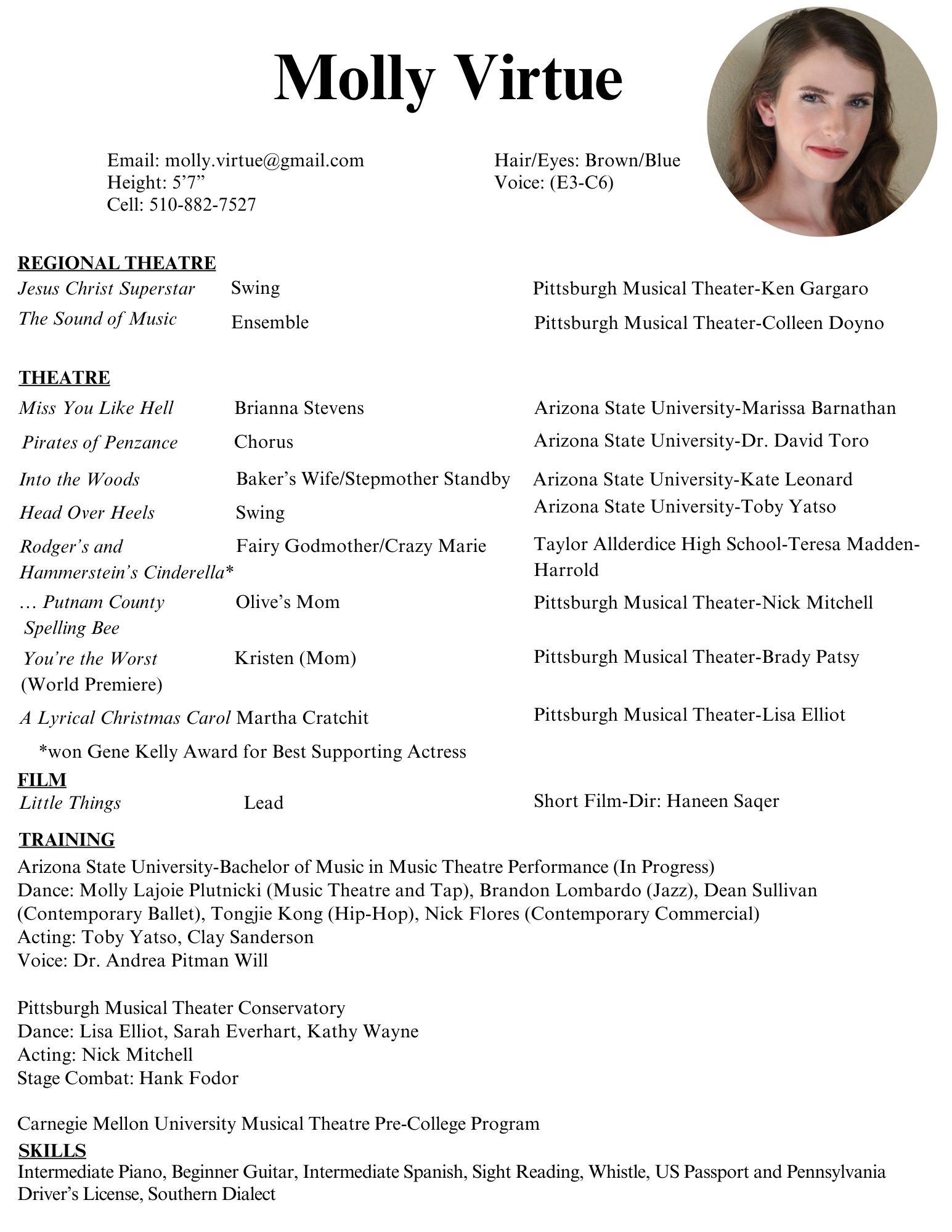 Resume Molly Virtue - Molly Virtue Multimedia Resume 1 1 